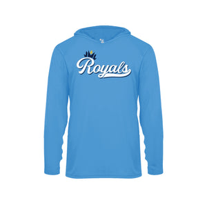 Dri Fit Royals Youth Long Sleeve Hooded Tee