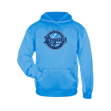 Load image into Gallery viewer, Dri Fit 14u Royals Hoodie Adult and Youth