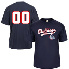 Load image into Gallery viewer, Bulldogs Cotton Short sleeve Shirt Adult and Youth WITH NUMBER