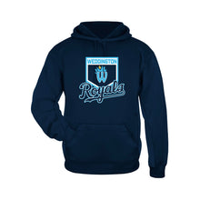 Load image into Gallery viewer, Dri Fit 14u Royals Hoodie Adult and Youth