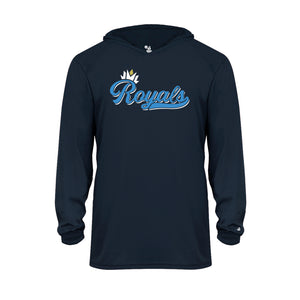 Dri Fit Royals Youth Long Sleeve Hooded Tee