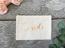 Load image into Gallery viewer, Bride Tribe Makeup Bag