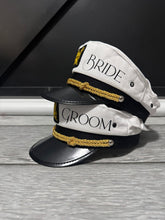 Load image into Gallery viewer, Bride &amp; Groom Captain Hat Set